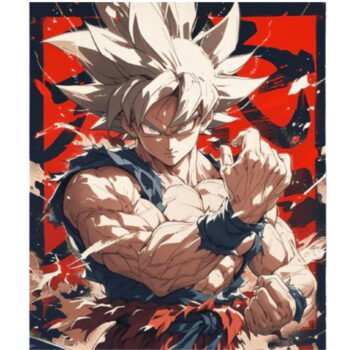 ultra instinct goku poster