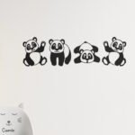 PANDA WALL ART